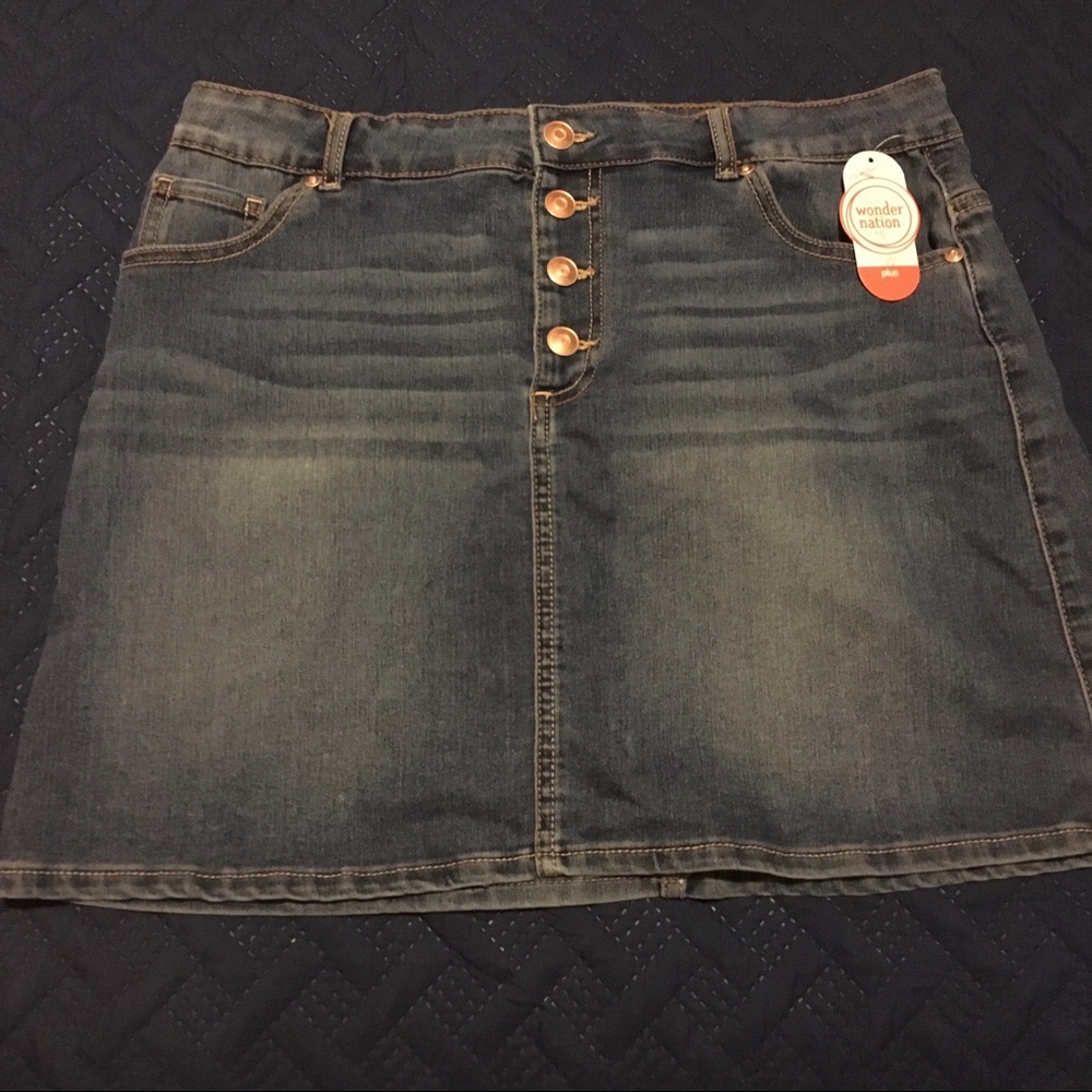 Blue Demin skirt